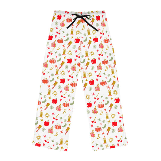 Forbidden Fruits Charms White Pajama Pants