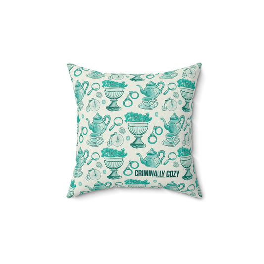 Acorn TV Criminally Cozy Decorative Throw Pillow