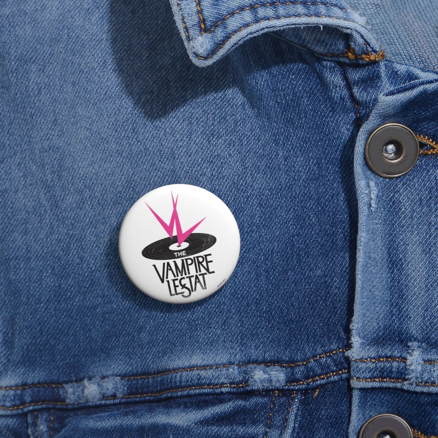 The Vampire Lestat VL Vinyl Pin Button