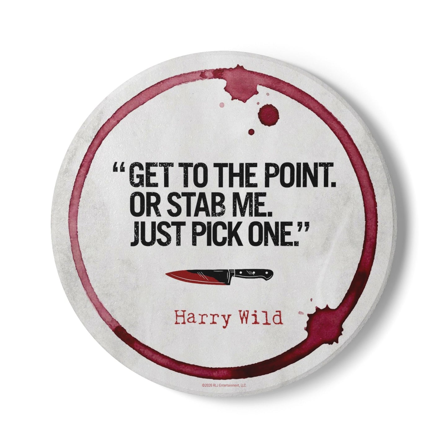 The Harry Wild 4-Piece Ceramic Coaster Set
