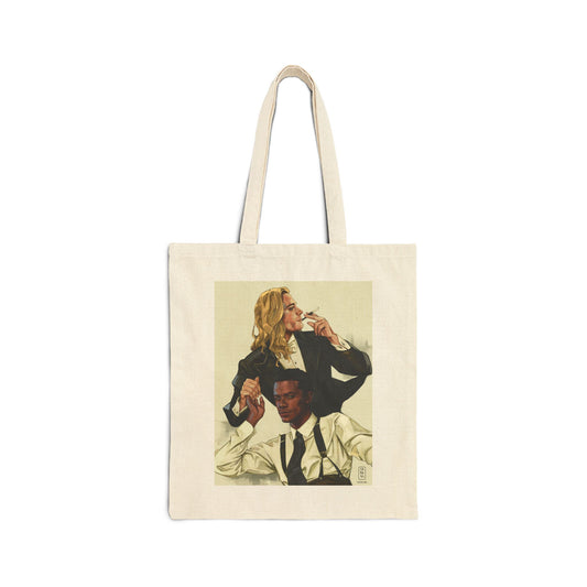 x Zara H Art Loustat Cotton Tote Bag