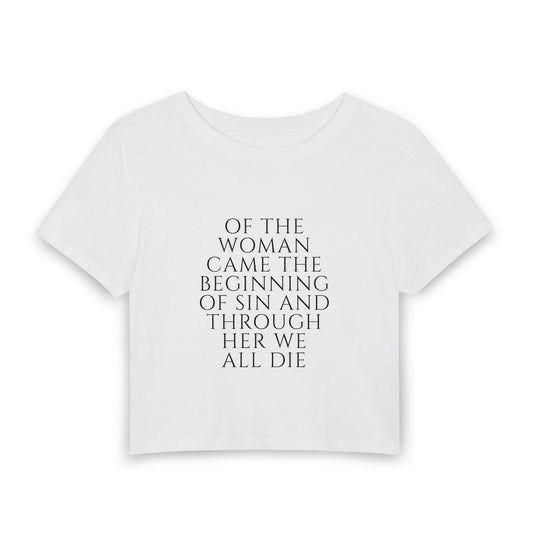Clean Forbidden Fruits Apple Bible Quote Baby Tee