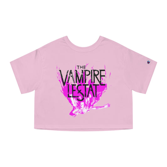 The Vampire Lestat Crowd Fire Champion Cropped T-shirt