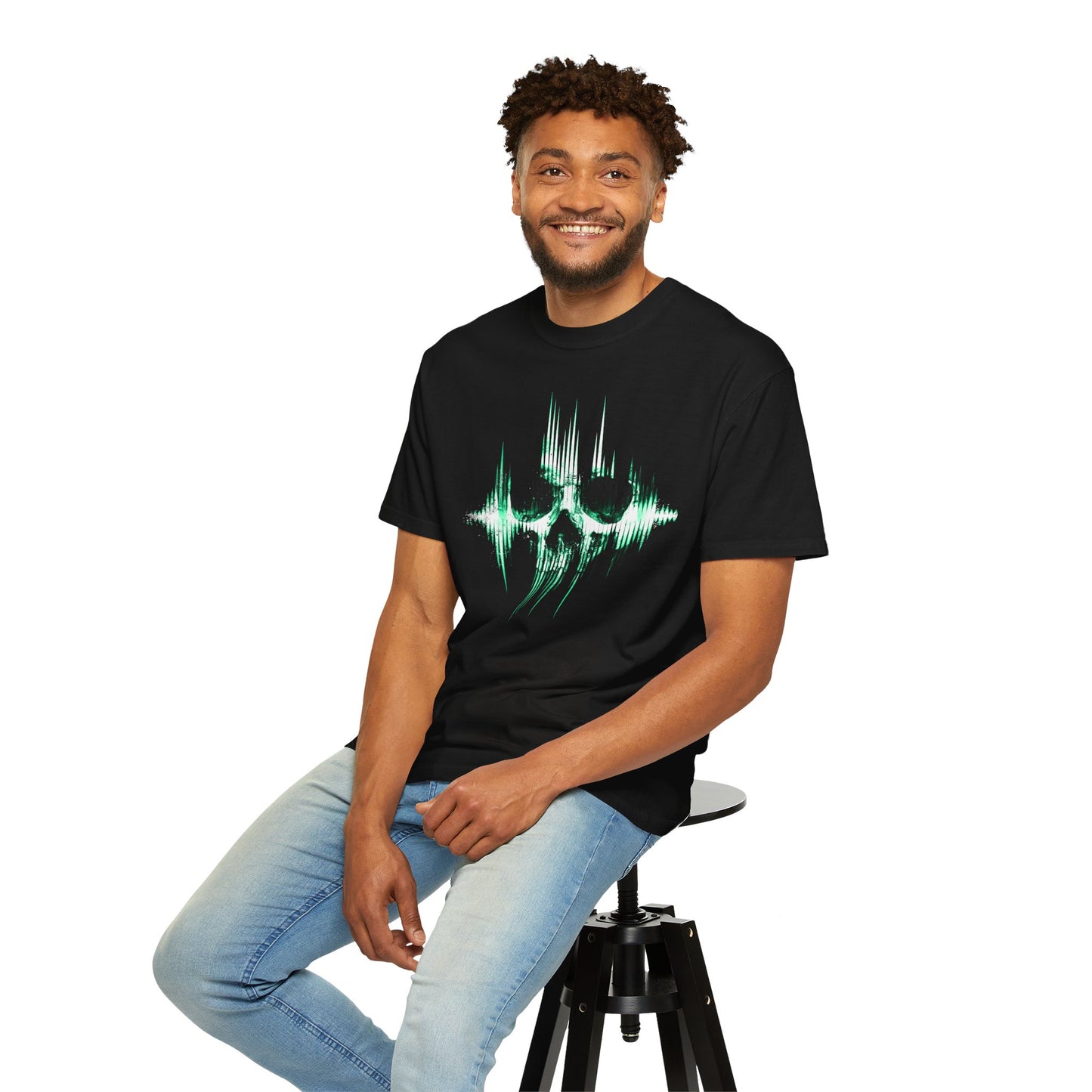 Shudder Skull Scream Wave T-shirt
