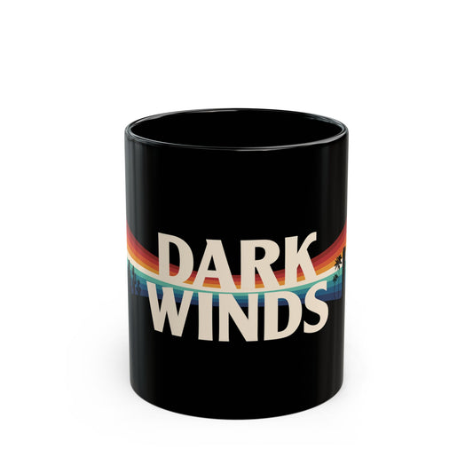 Dark Winds Retro Skyline Logo Mug