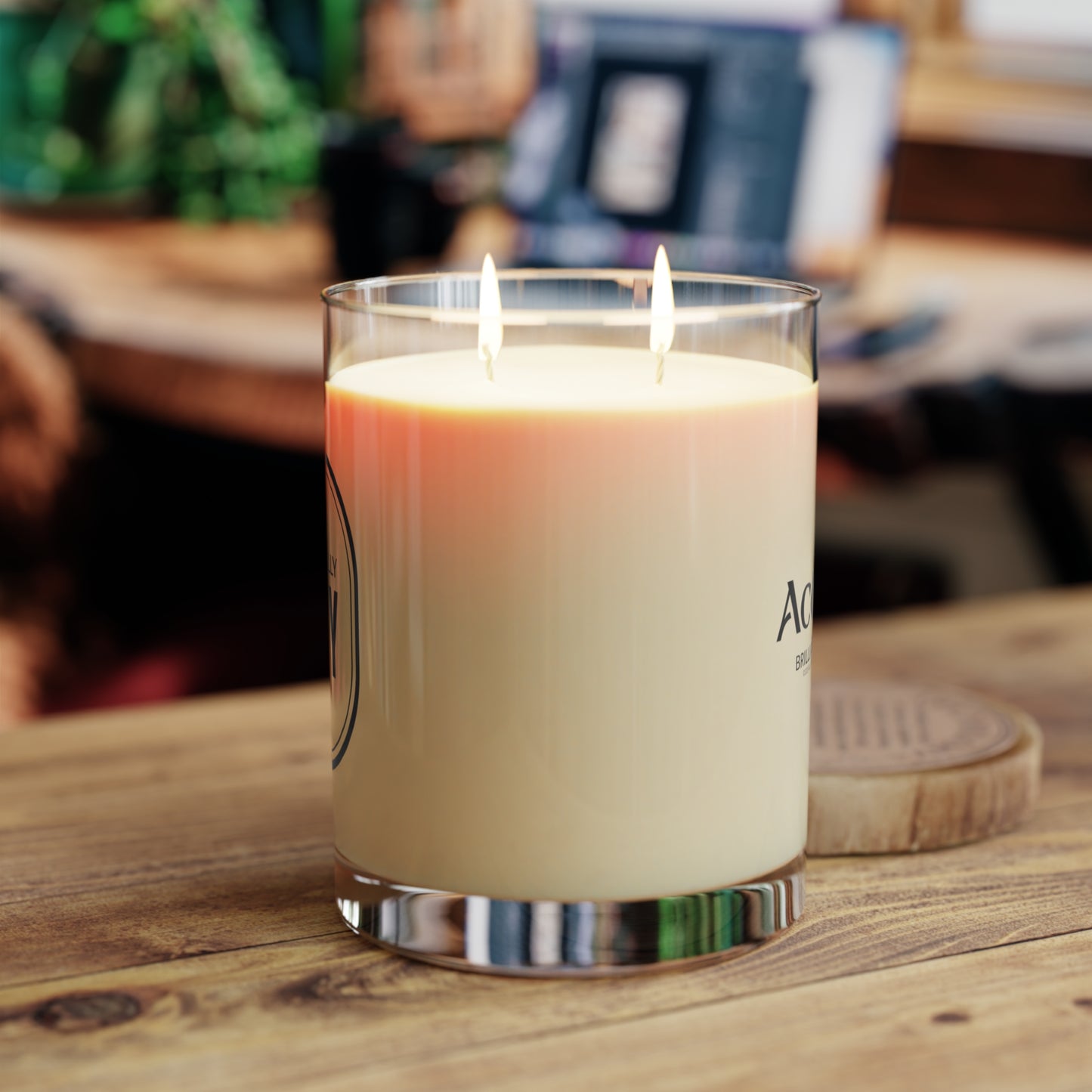 Acorn TV Scented Dual-Wick Aromatherapy Candle – Ocean Mist & Moss