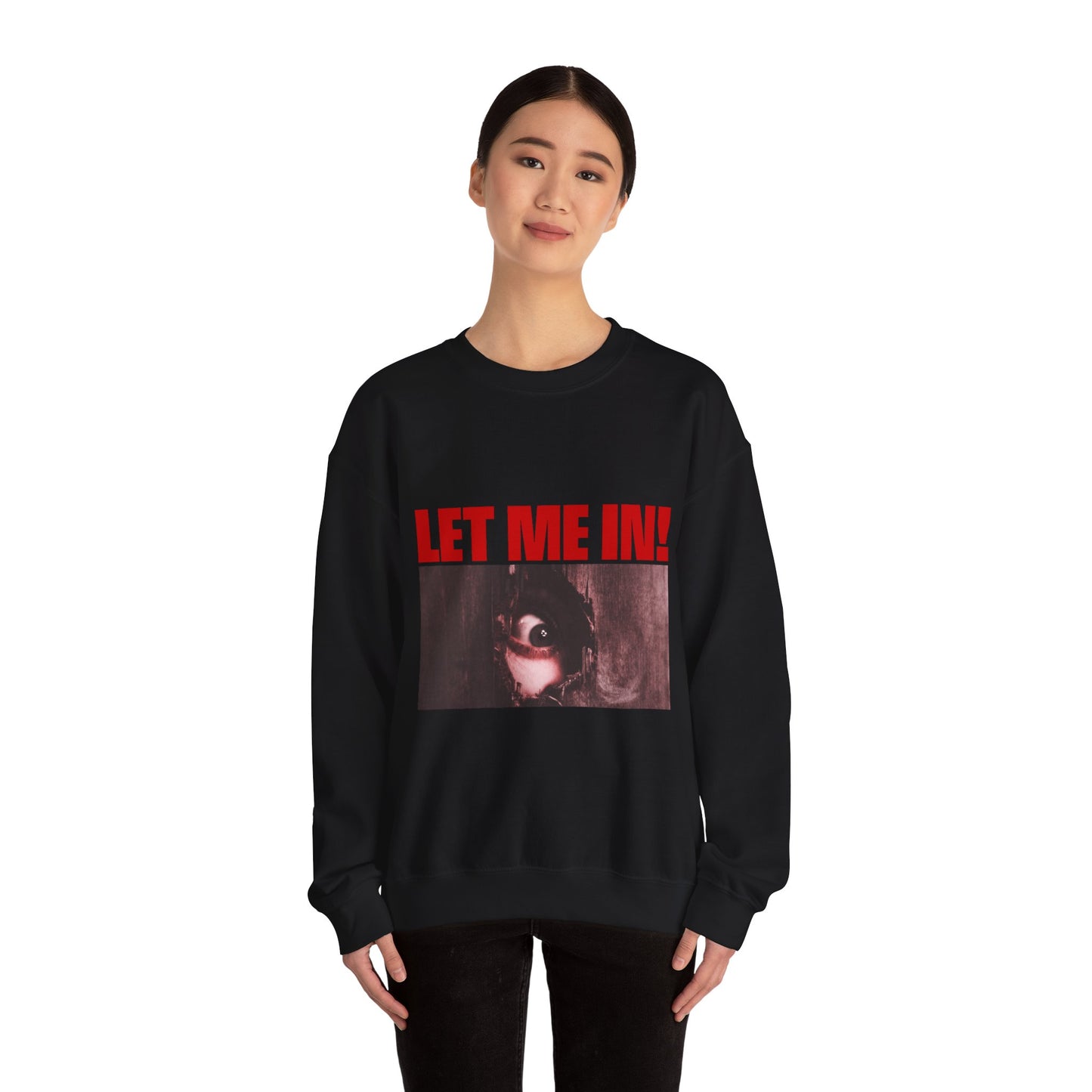 The Mortuary Assistant Let Me In Crewneck Sweatshirt
