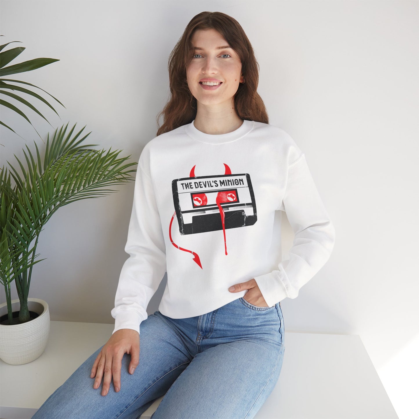 The Devil’s Minion Cassette Tape Crewneck Sweatshirt