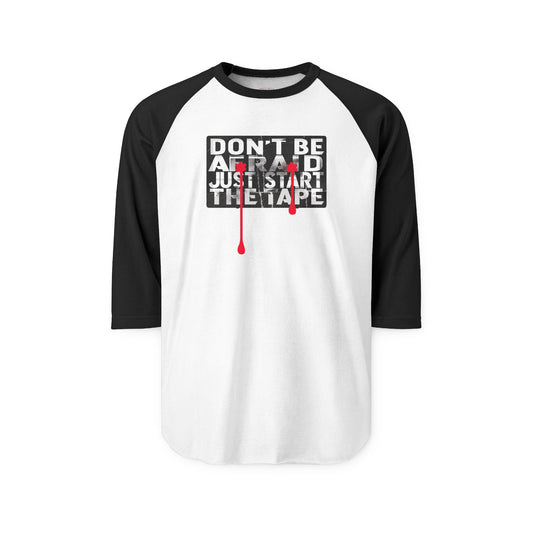 Interview With The Vampire "Don't Be Afraid, Just Start the Tape" Raglan Shirt