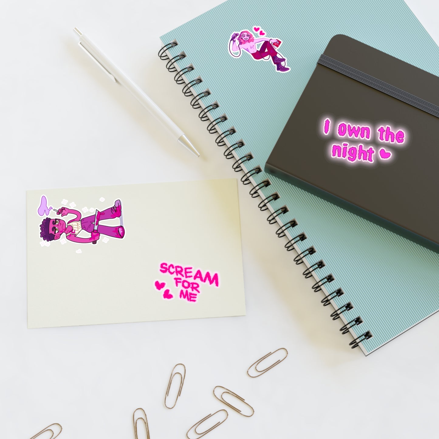 Interview With The Vampire x Very Merry Mart Louis & Lestat Sticker Sheets