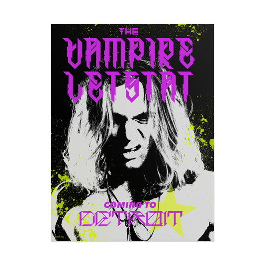 The Vampire Lestat Detroit Tour Stop Poster