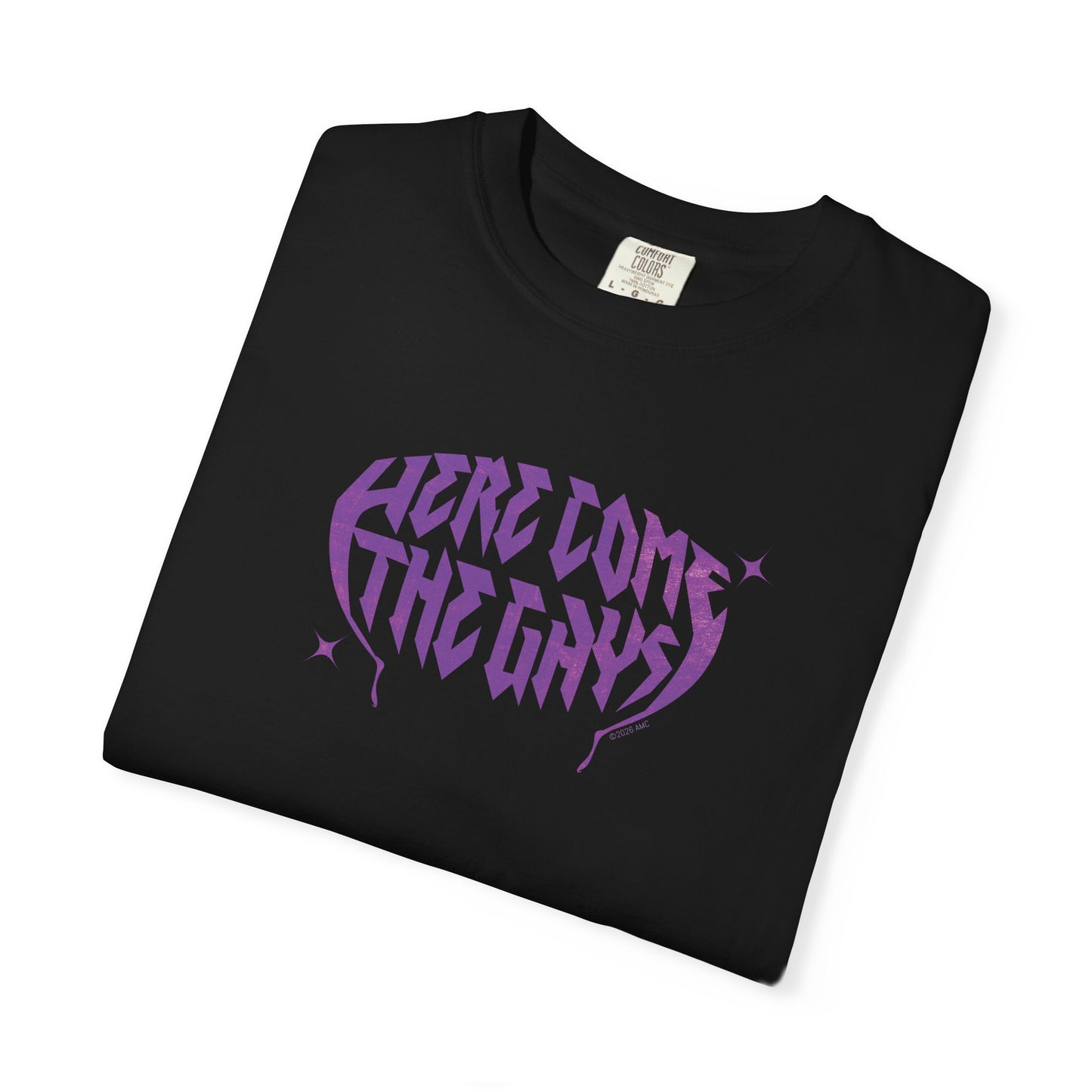 The Vampire Lestat Here Come the Gays Pride T-shirt Purple