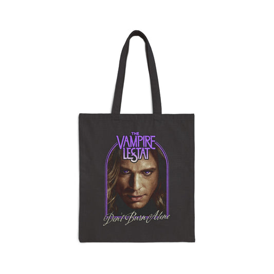 The Vampire Lestat Don't Burn Alone Cotton Canvas Tote Bag