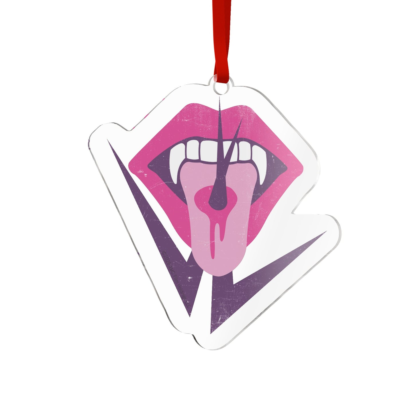 The Vampire Lestat Tongue and Fangs Acrylic Ornament