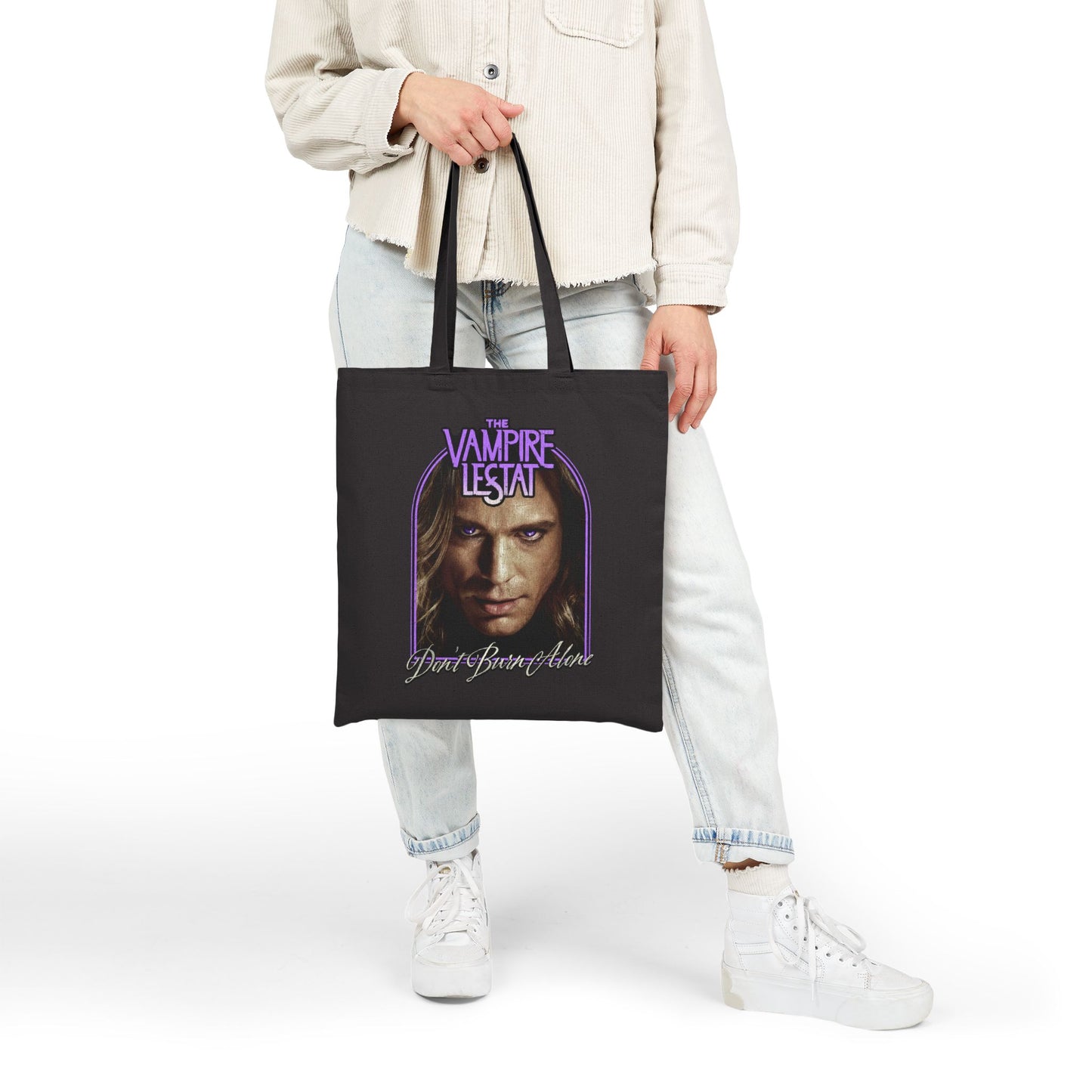 The Vampire Lestat Don't Burn Alone Cotton Canvas Tote Bag