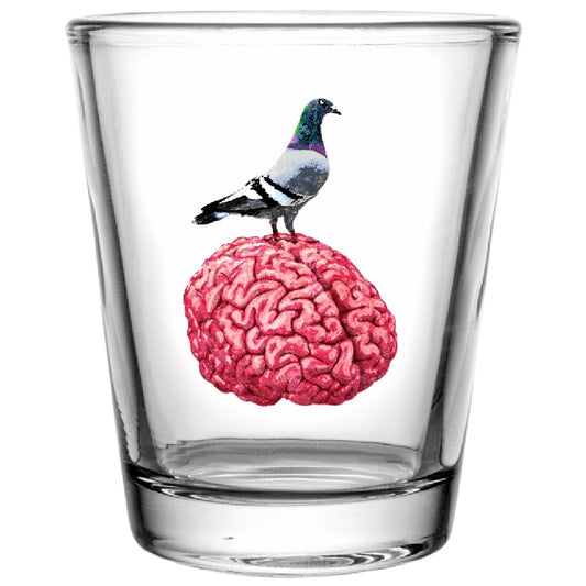 The Walking Dead: Dead City Bird Brain Souvenir Shot Glass Clear