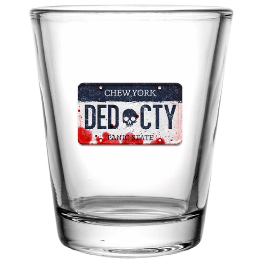 The Walking Dead: Dead City License to Survive Souvenir Shot Glass Clear