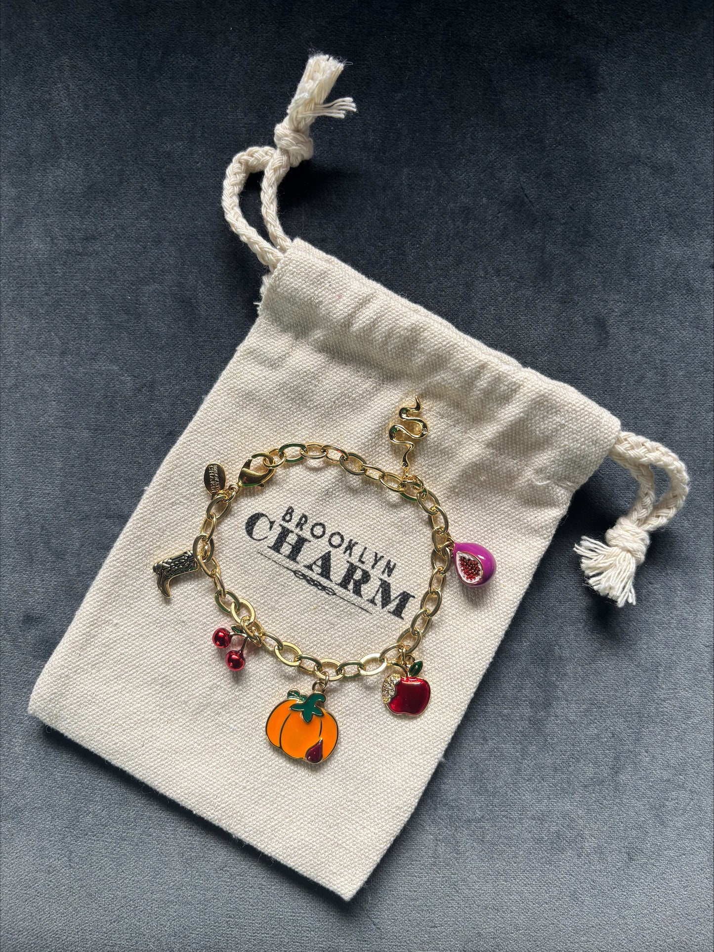 Forbidden Fruits X Brooklyn Charm 6 Charm Bracelet