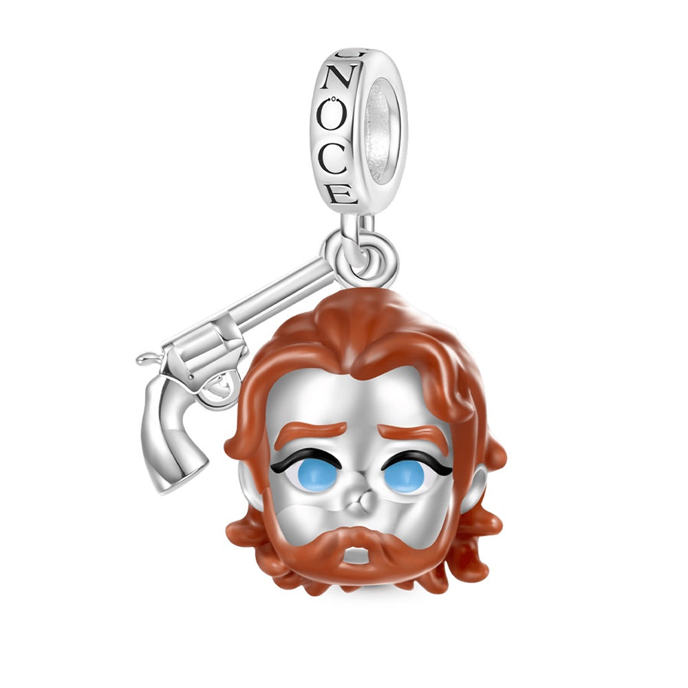 The Walking Dead Rick Grimes Gnoce Pendant Dangle Charm