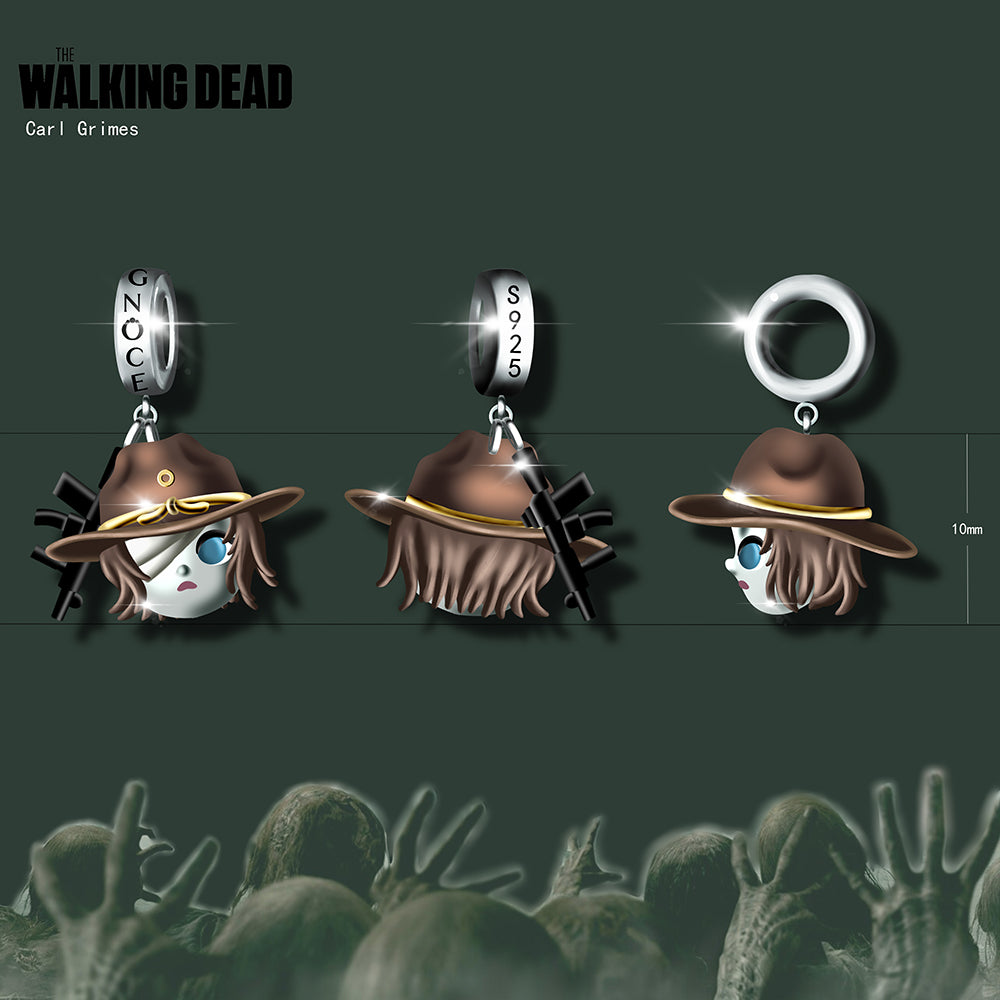 The Walking Dead Carl Grimes Gnoce Pendant Dangle Charm