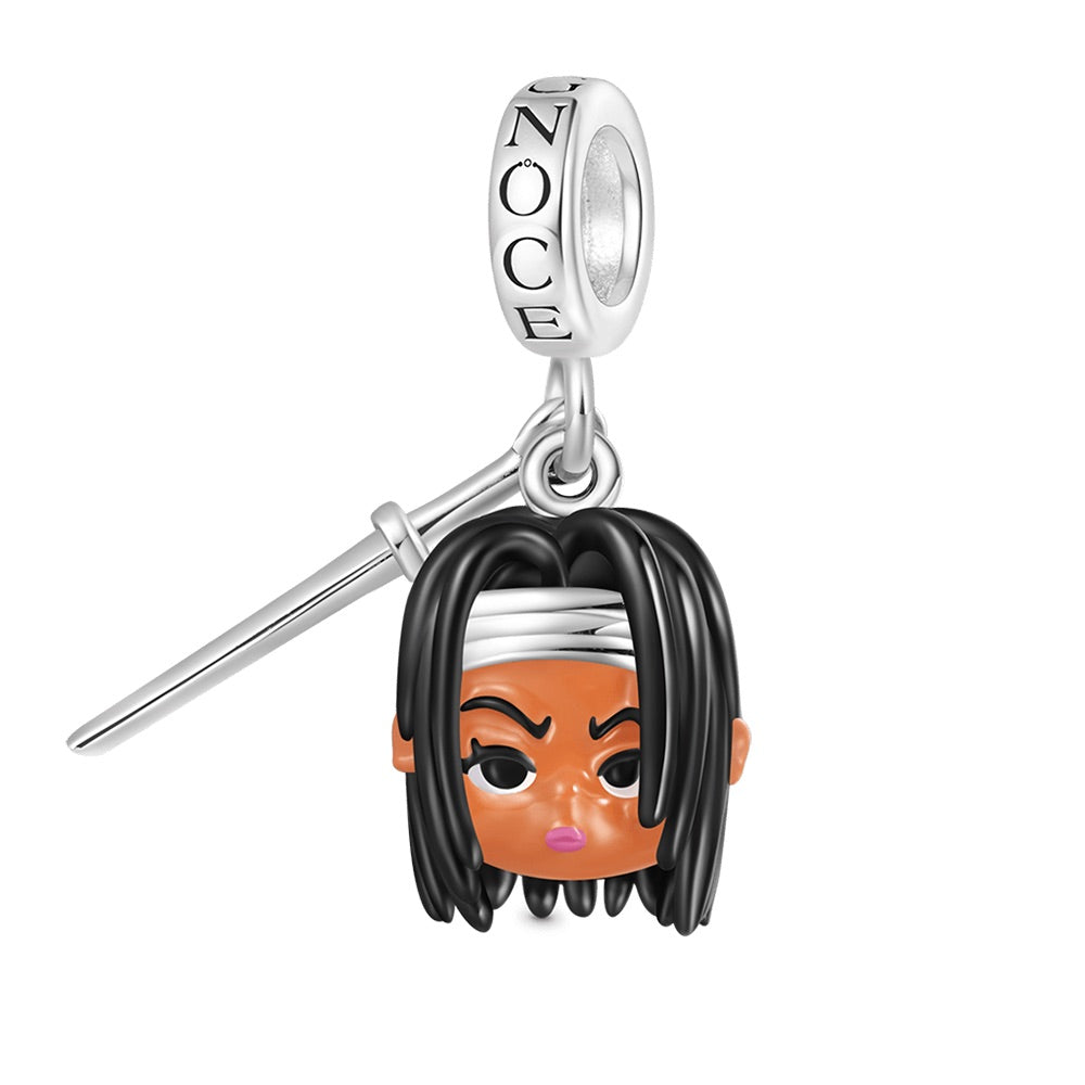 The Walking Dead Michonne Gnoce Pendant Dangle Charm