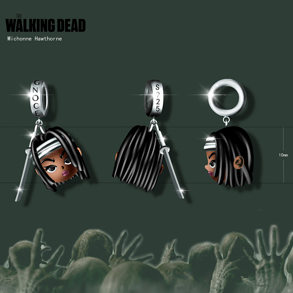 The Walking Dead Michonne Gnoce Pendant Dangle Charm