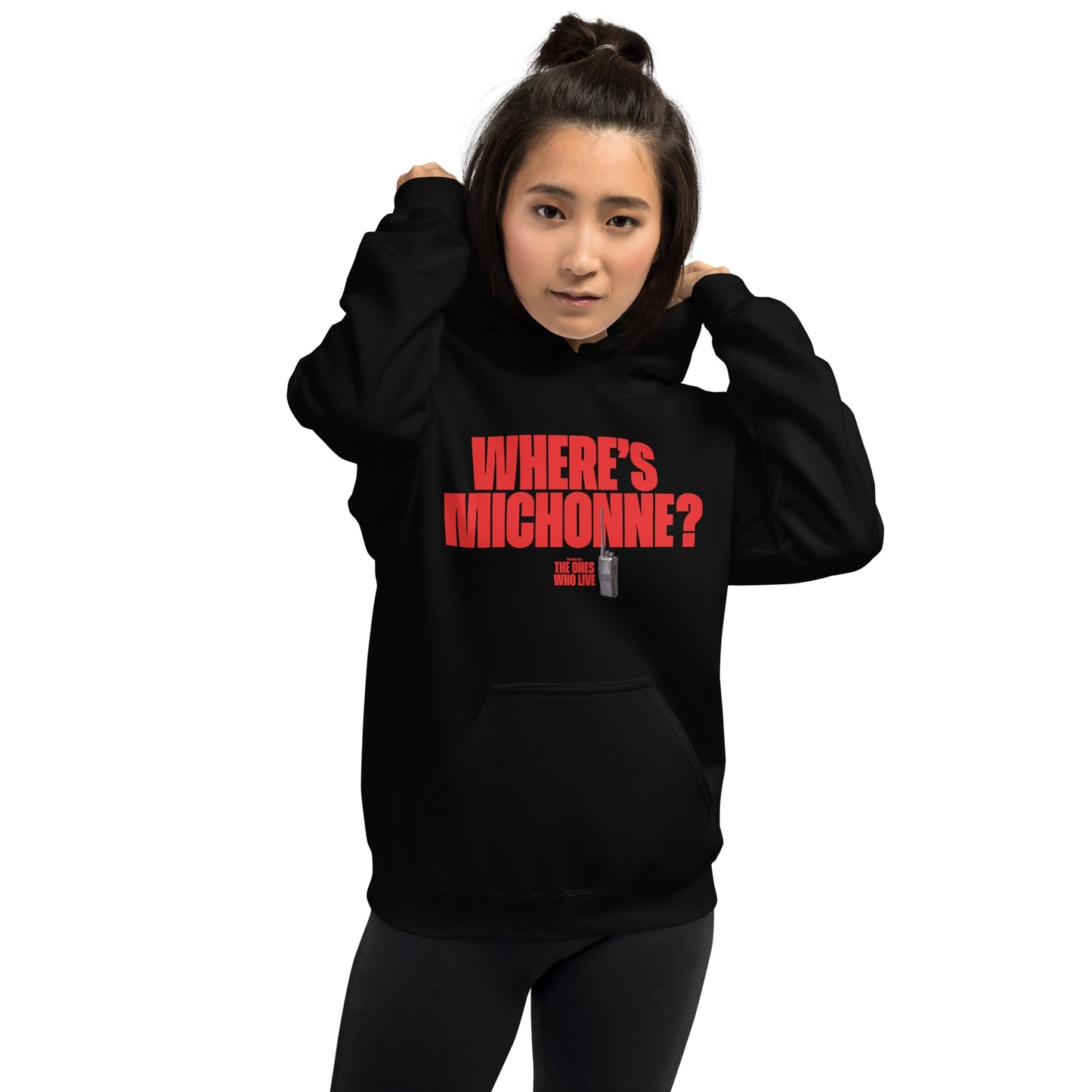 The Walking Dead Where's Michonne? Walkie Adult Hoodie