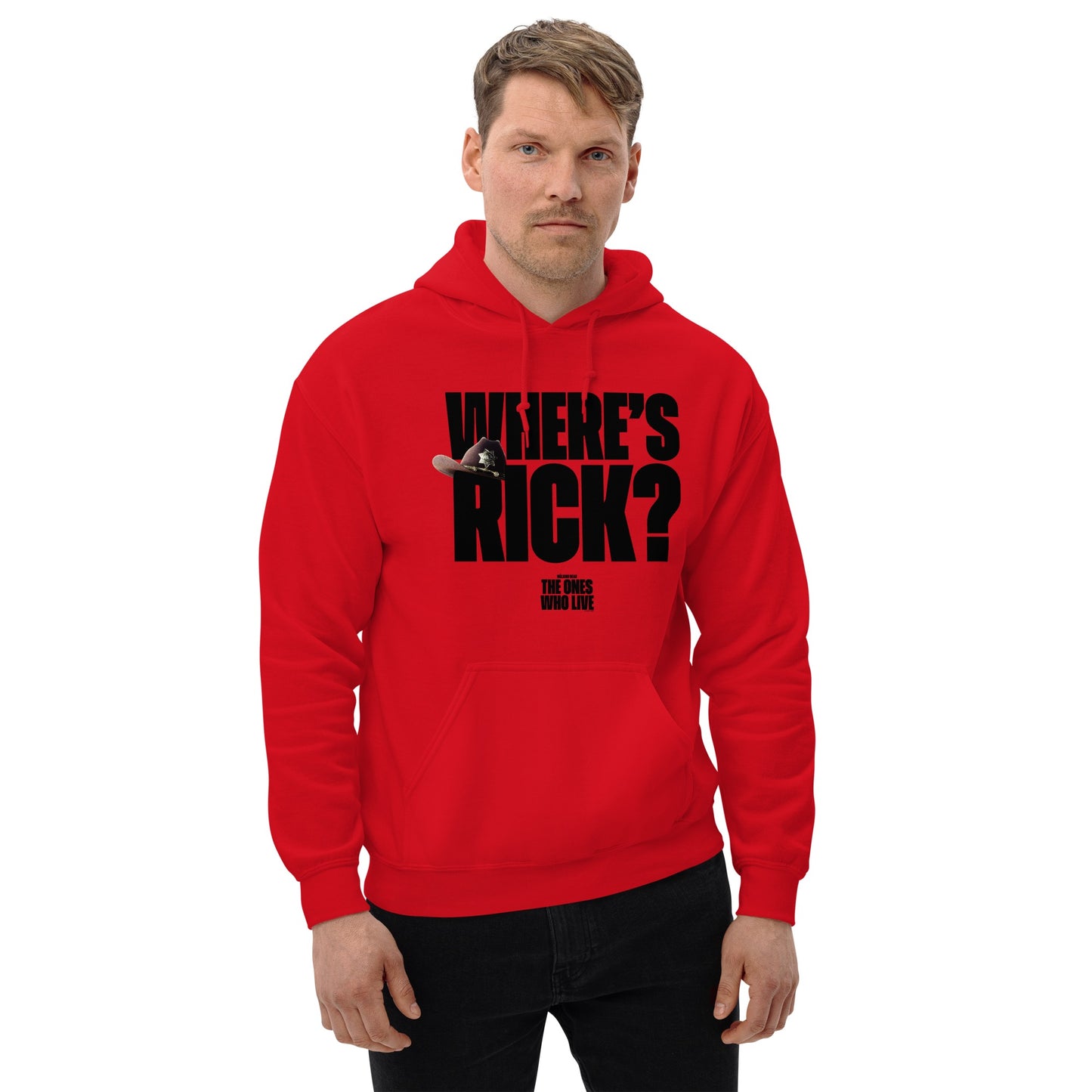 The Walking Dead Where's Rick? Sheriff's Hat Adult Hoodie