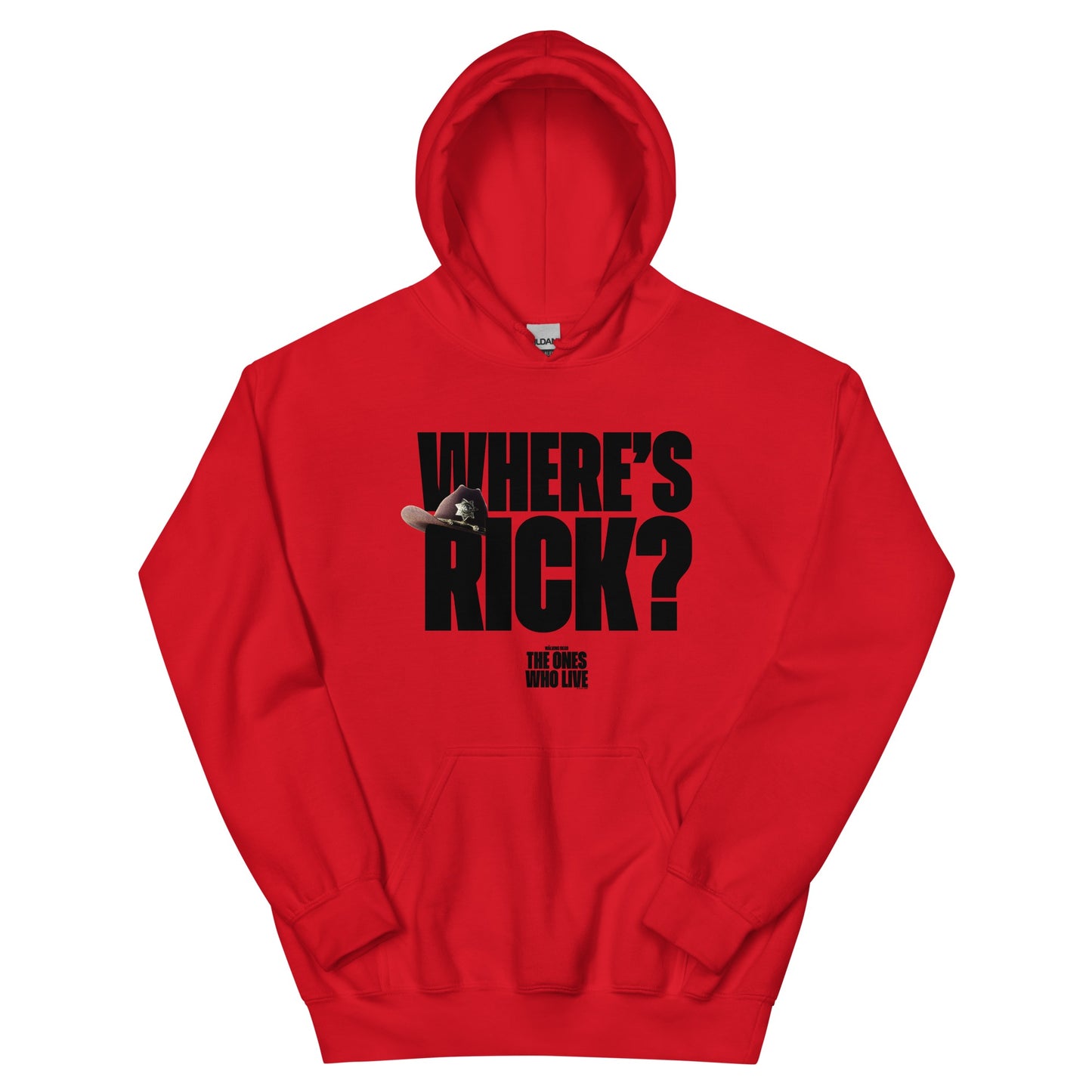 The Walking Dead Where's Rick? Sheriff's Hat Adult Hoodie