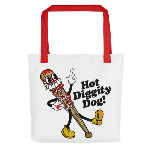 The Walking Dead Tote Bag 15th Anniversary Hot Diggity Dog