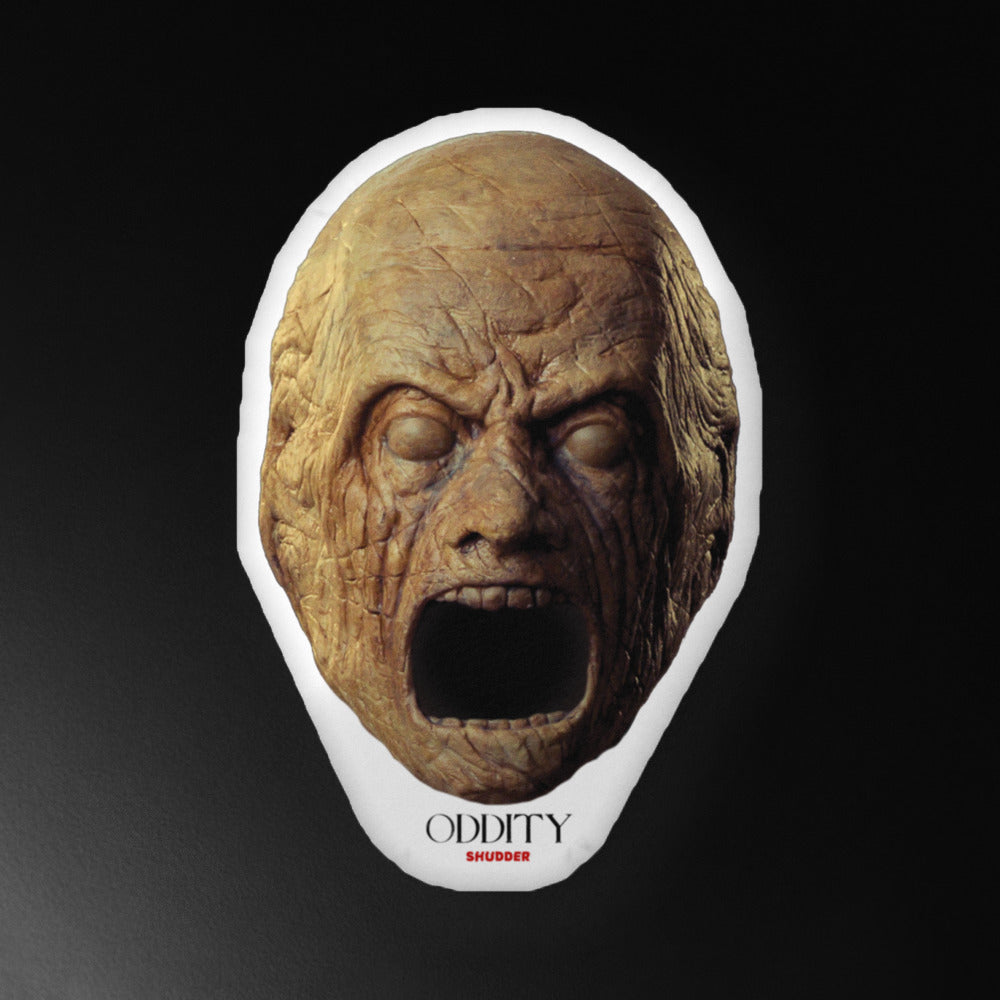 Shudder 10 Oddity Wooden Man Pillow