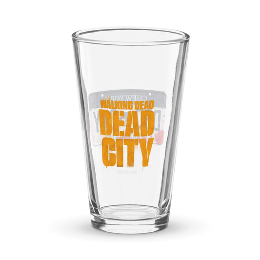 The Walking Dead: Dead City License to Survive Souvenir Pint Glass
