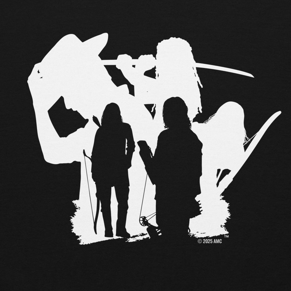 The Walking Dead Hoodie 15th Anniversary Resurrected Black