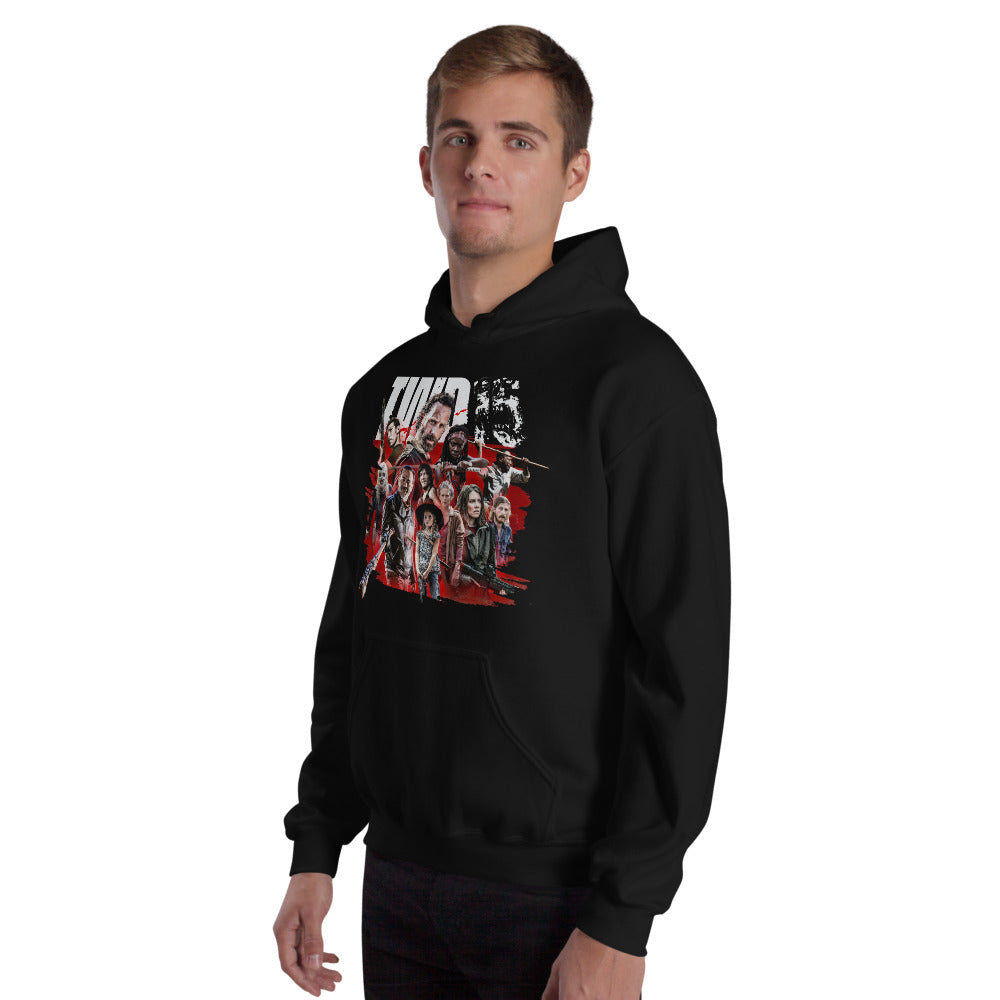 The Walking Dead Hoodie 15th Anniversary Character Mashup