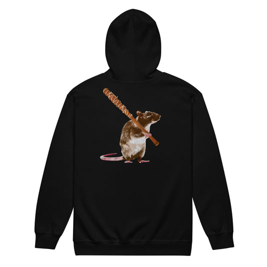 Dead City Season 2 Sewer Slugger Zip-Up Hoodie Black