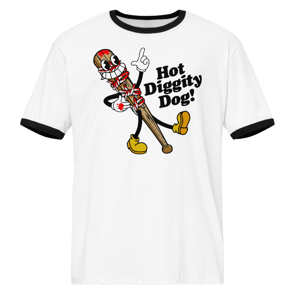 The Walking Dead Ringer Tee 15th Anniversary Hot Diggity Dog