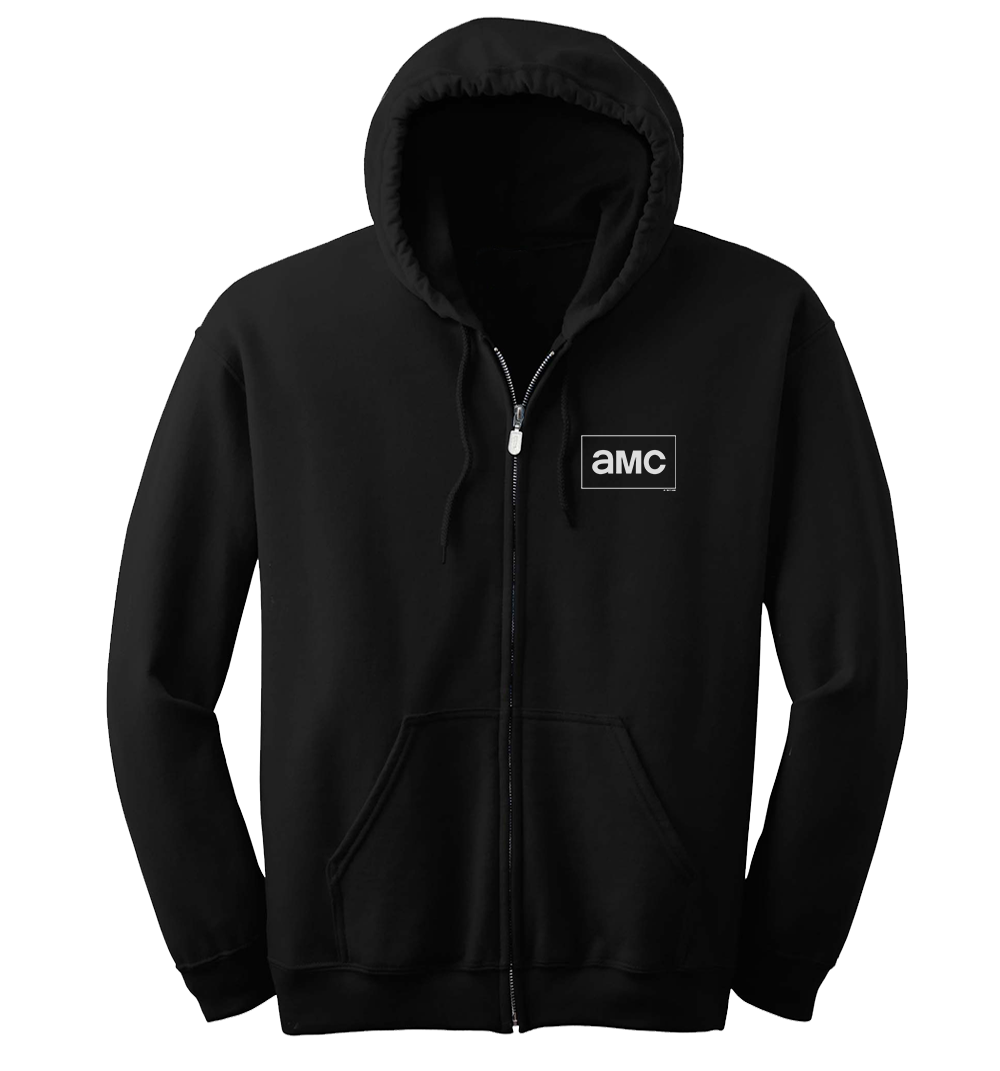 AMC Logo Fleece Zip-Up Hooded Sweatshirt