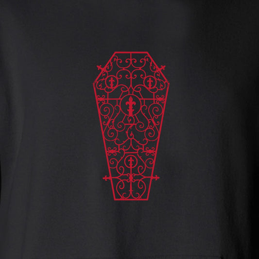 Anne Rice's Interview With The Vampire Crimson Coffin Fleece Hooded Sweatshirt