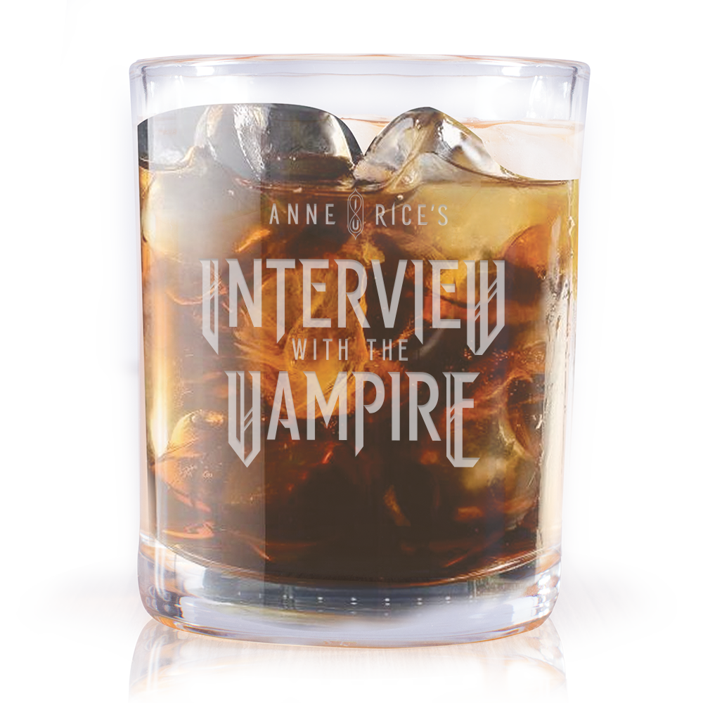 Anne Rice's Interview With The Vampire Classique Logo Rocks Glass