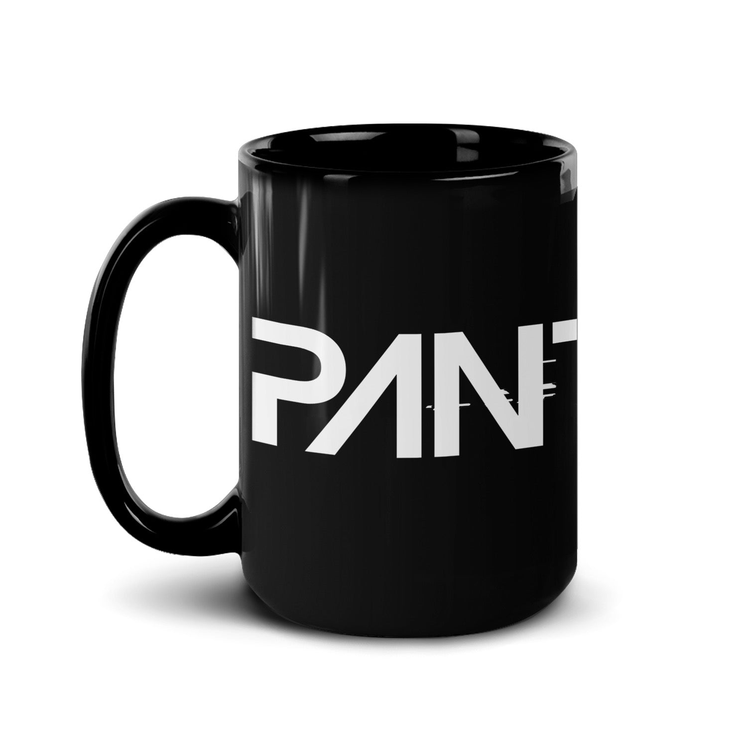 Pantheon Logo Black Mug