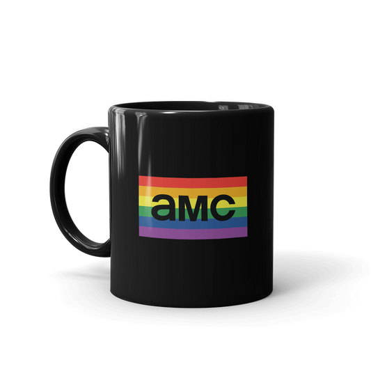 AMC Pride Logo Black Mug