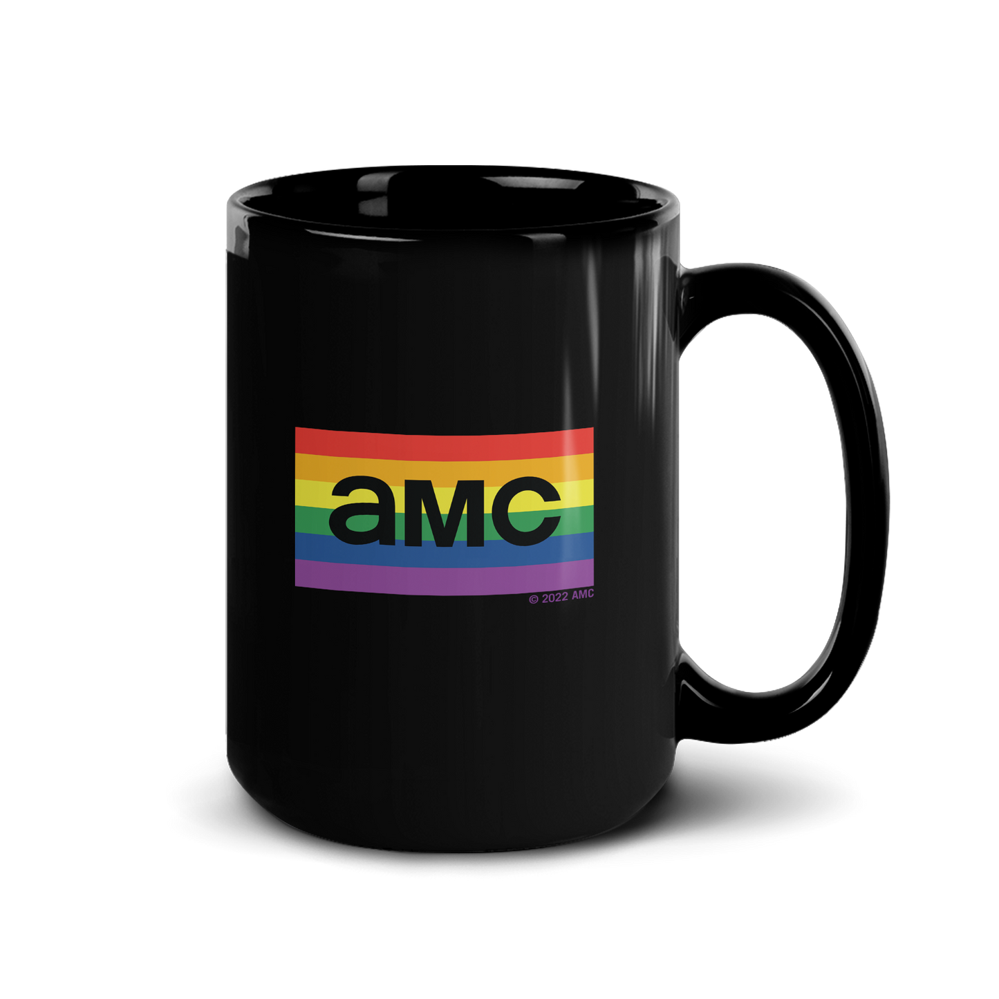 AMC Pride Logo Black Mug