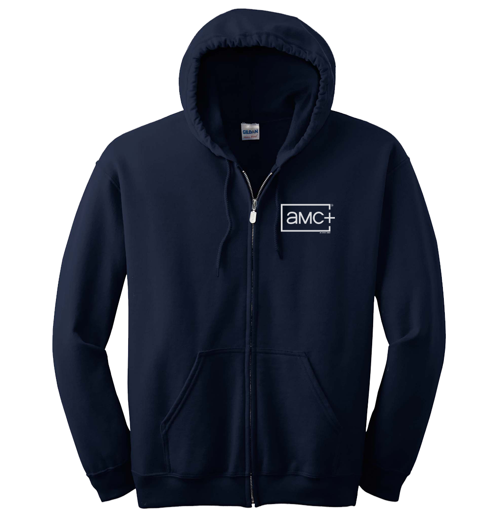 AMC Logo Fleece Zip Up Hooded Sweatshirt AMC Shop