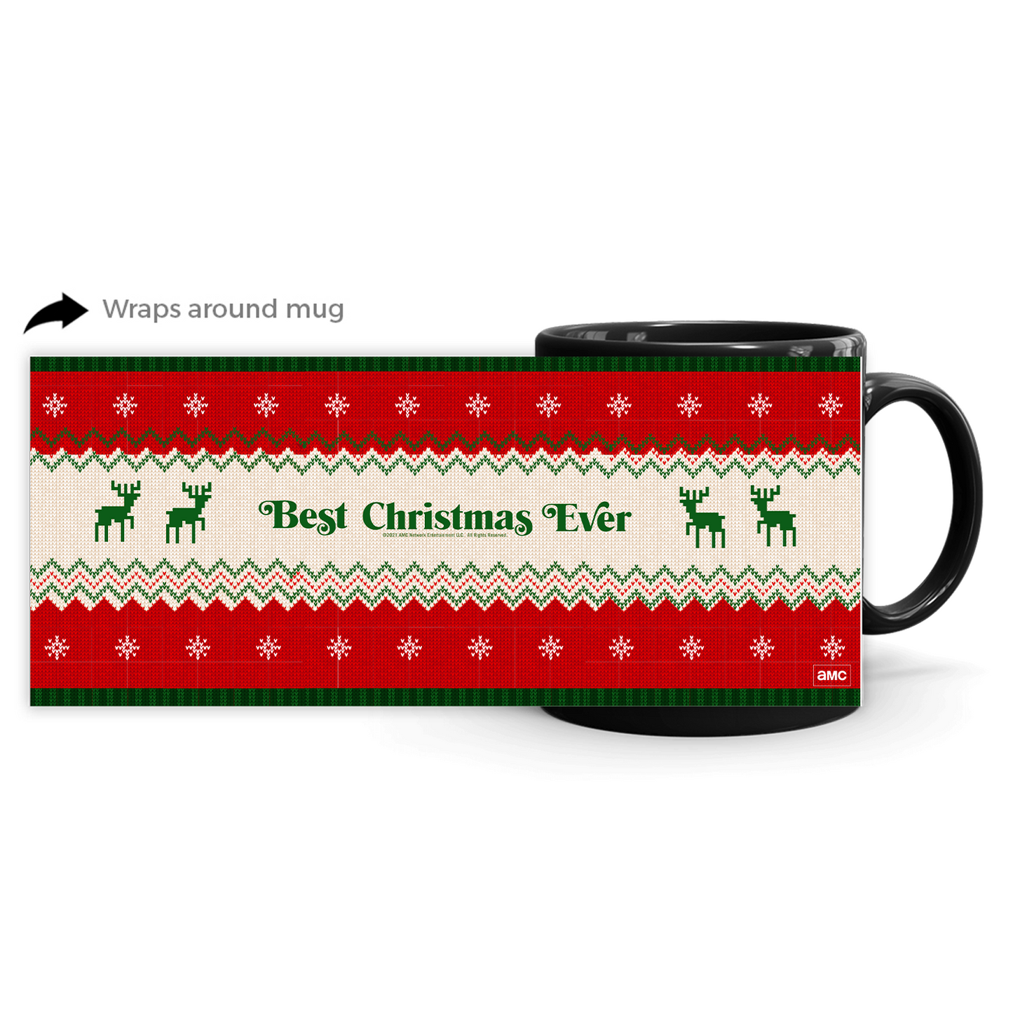 Best Christmas Ever Ugly Sweater White Mug