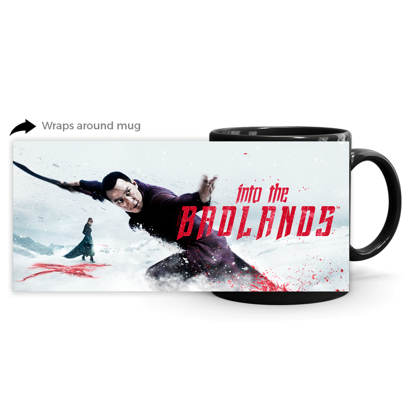 Into The Badlands Season 2 Art Black Mug