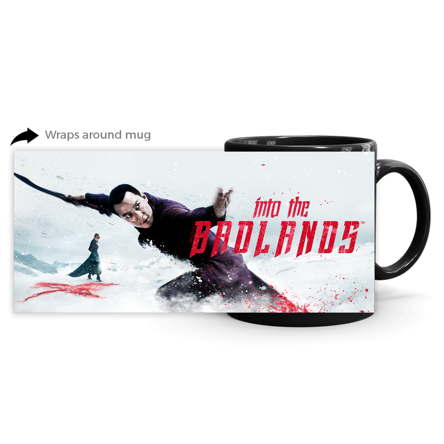 Into The Badlands Season 2 Art Black Mug