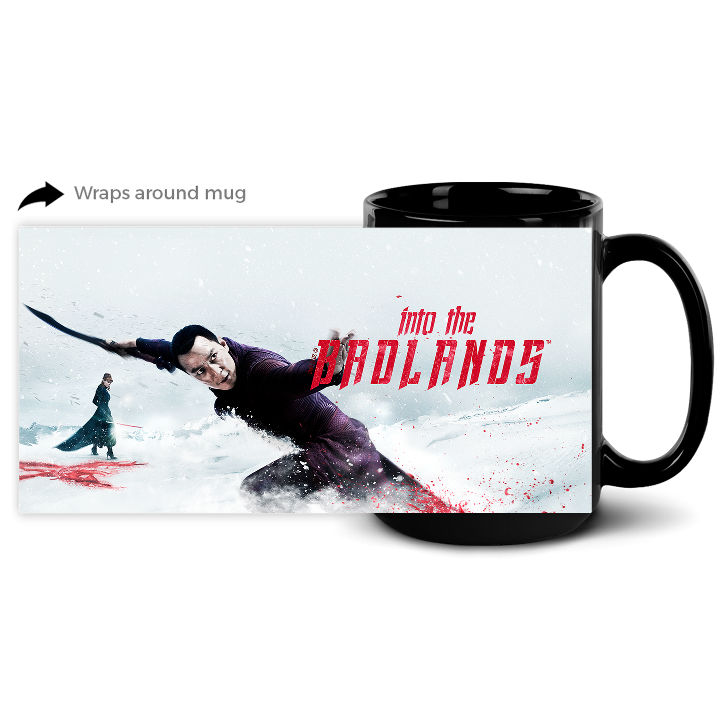 Into The Badlands Season 2 Art Black Mug