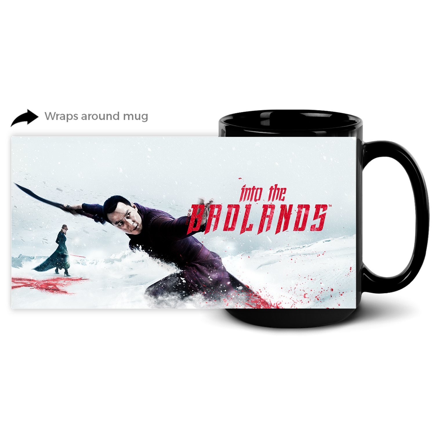 Into The Badlands Season 2 Art Black Mug
