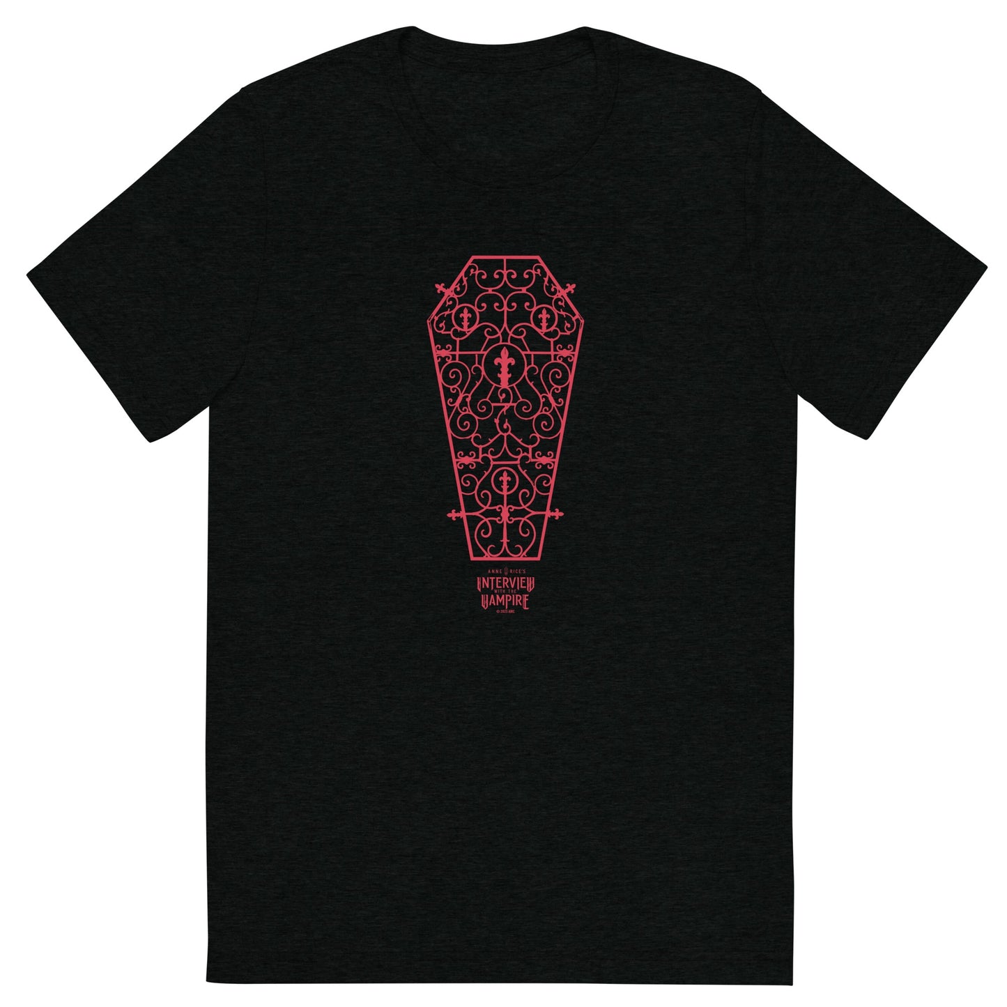 Anne Rice's Interview With The Vampire Coffin Adult Tri-Blend T-Shirt