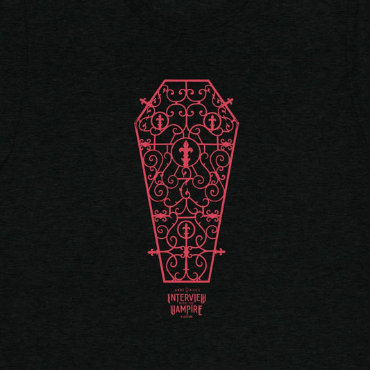 Anne Rice's Interview With The Vampire Coffin Adult Tri-Blend T-Shirt
